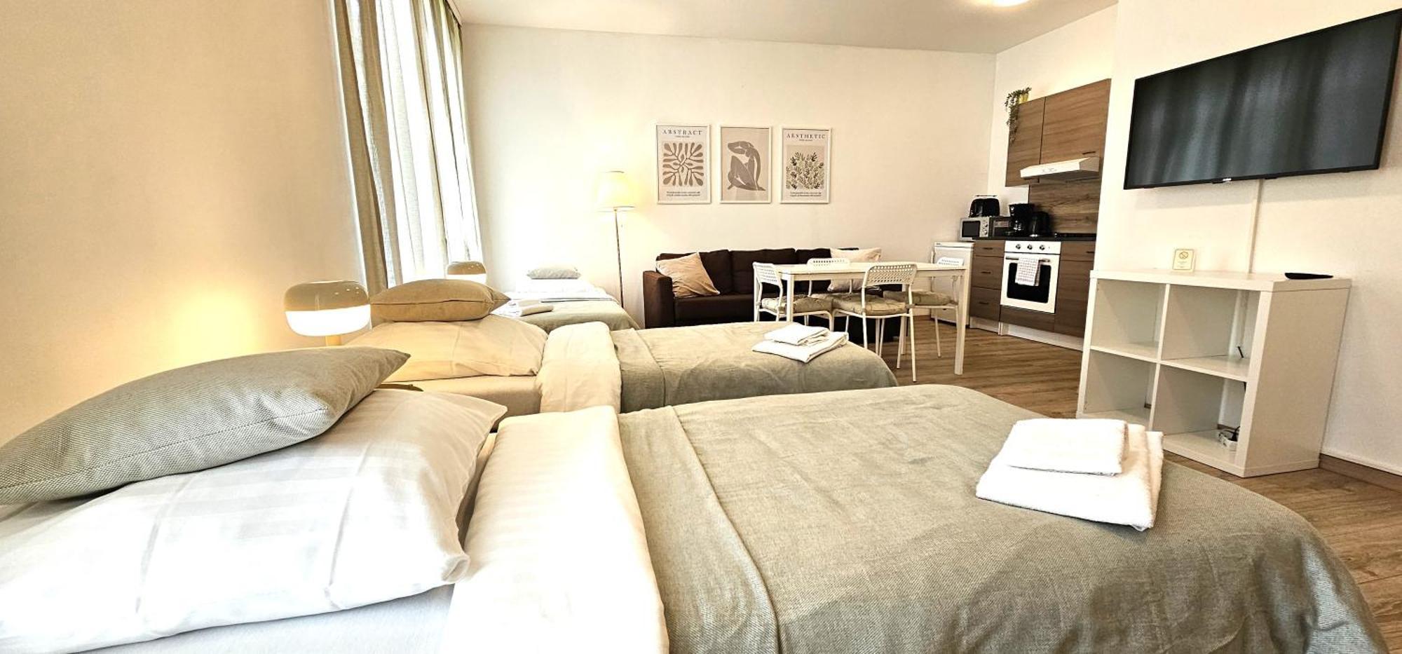Airport-Messe Apartments Düsseldorf Kültér fotó