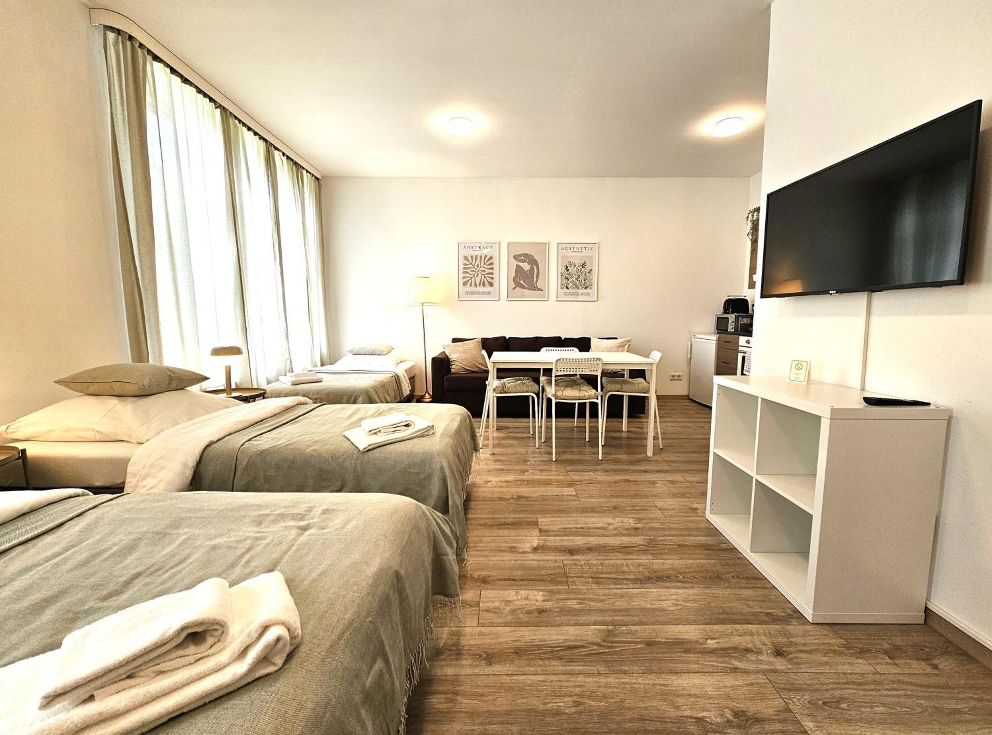Airport-Messe Apartments Düsseldorf Kültér fotó