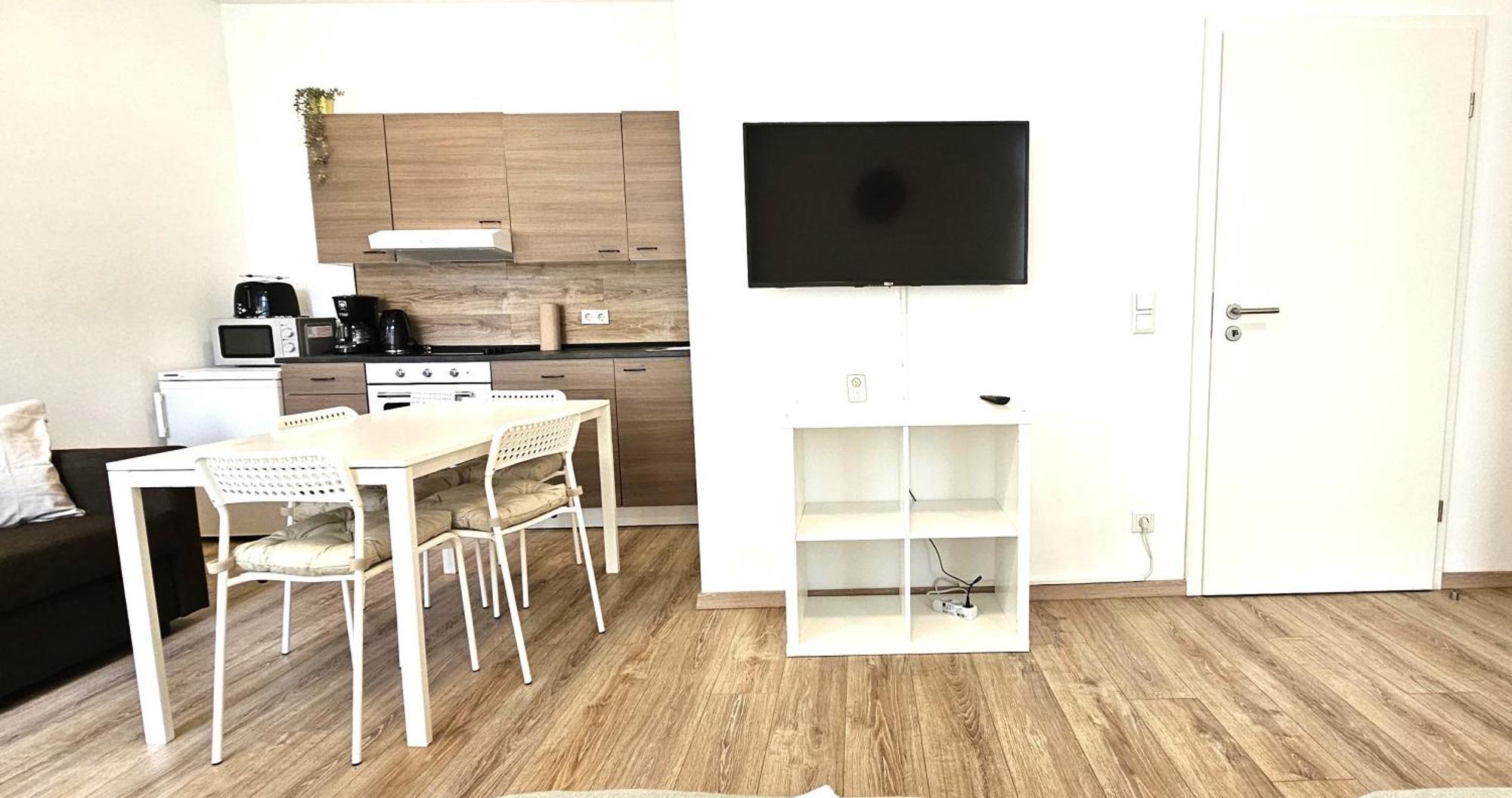 Airport-Messe Apartments Düsseldorf Szoba fotó