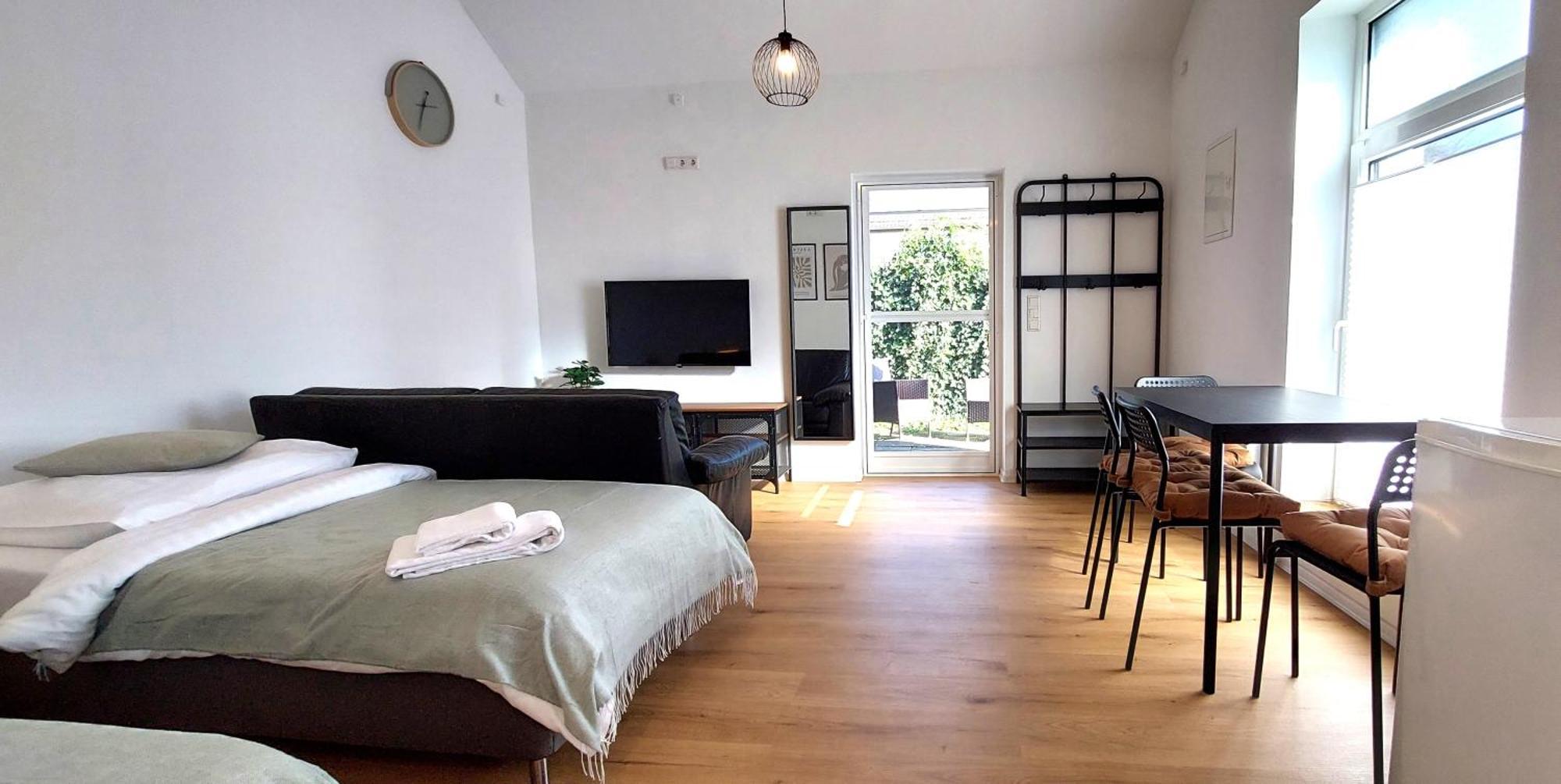 Airport-Messe Apartments Düsseldorf Szoba fotó