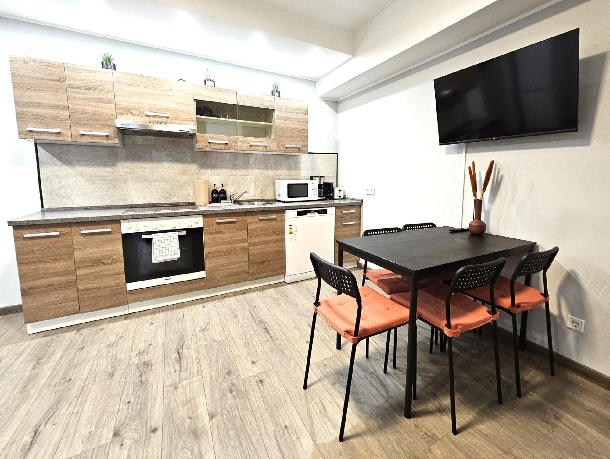 Airport-Messe Apartments Düsseldorf Szoba fotó